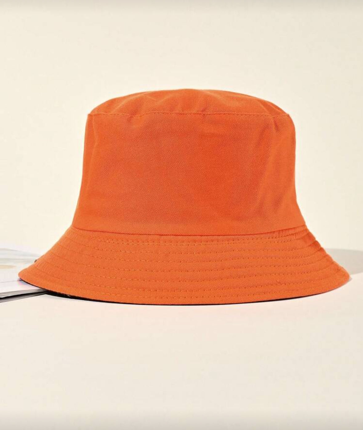 Solid sophisticated bucket hat