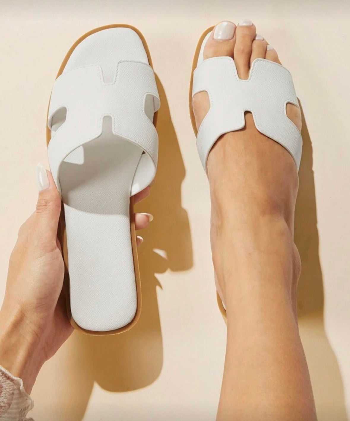 All-Time Bestseller Women's Luxe-Inspired Harness Cutout Open Toe Timeless Pu Pink Rose Slides-Elegan