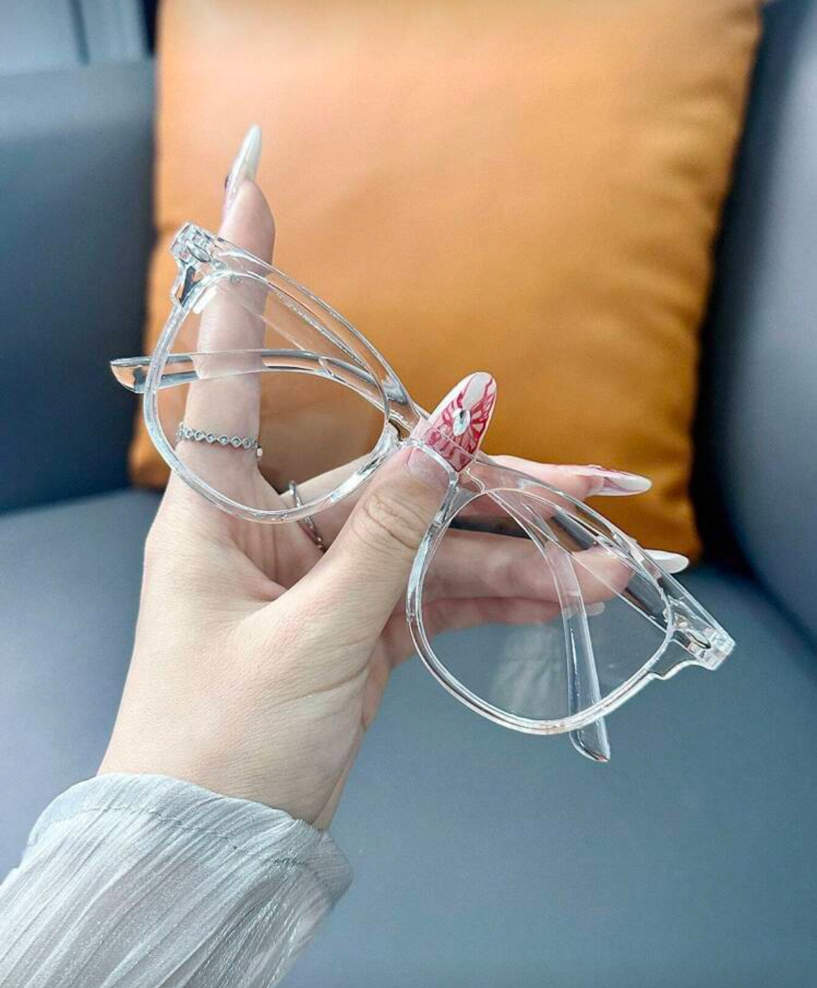 1 Pair Unisex American Style Hot Campus Fashion Non-Prescription Glasses