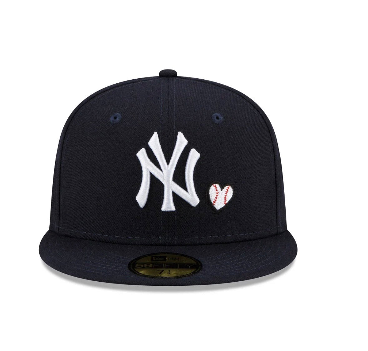 New York Yankees 59Fifty heart navy fitted hat