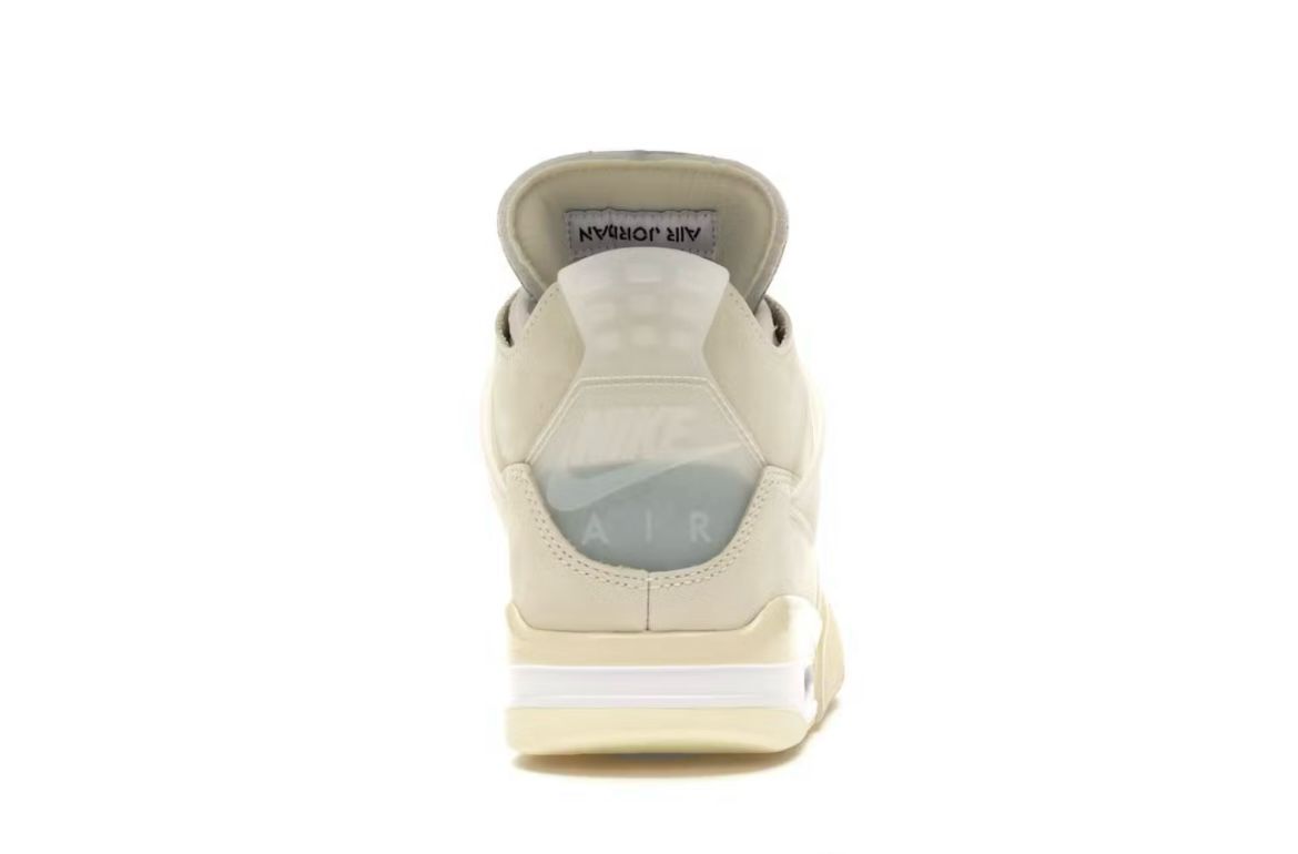 Air Jordan 4 retro off white sails