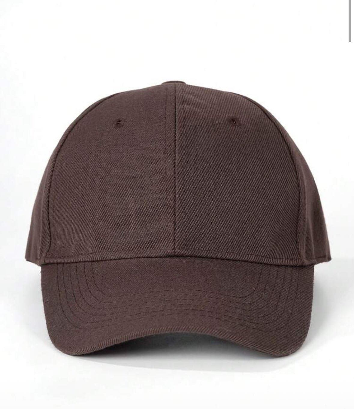 1pc Soft Top Plain Baseball Cap