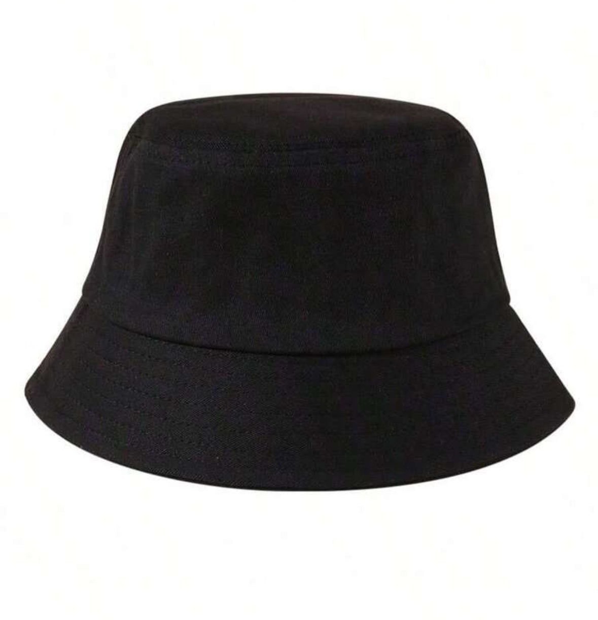 Large Head black Circumference comfortable bucket hat