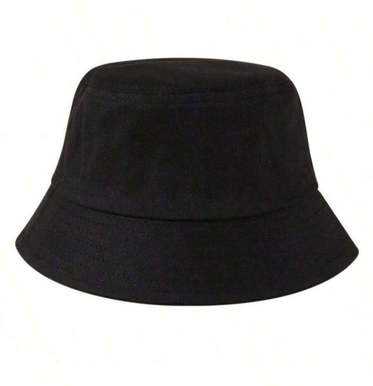 Large Head black Circumference comfortable bucket hat
