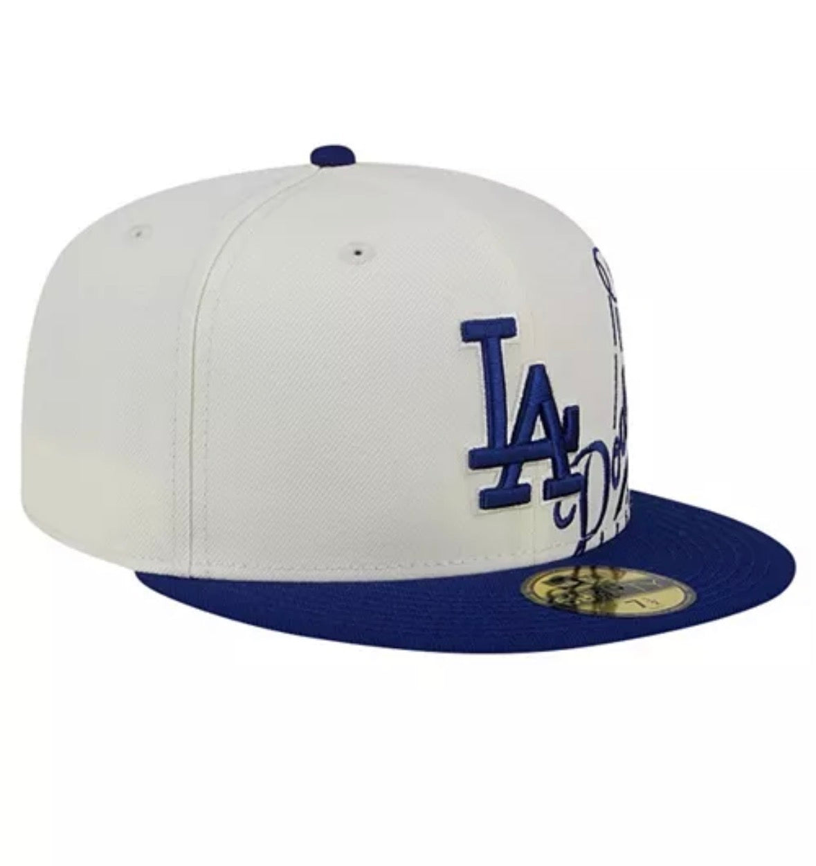 Men’s cream/royal Los Angeles lonestar 59FIFTY fitted hat