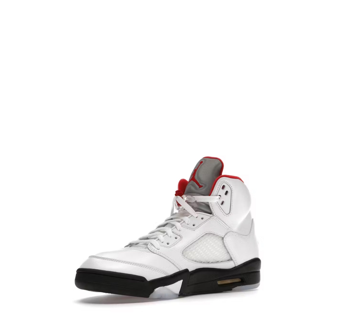 Jordan 5 Retro fire red silver tongue