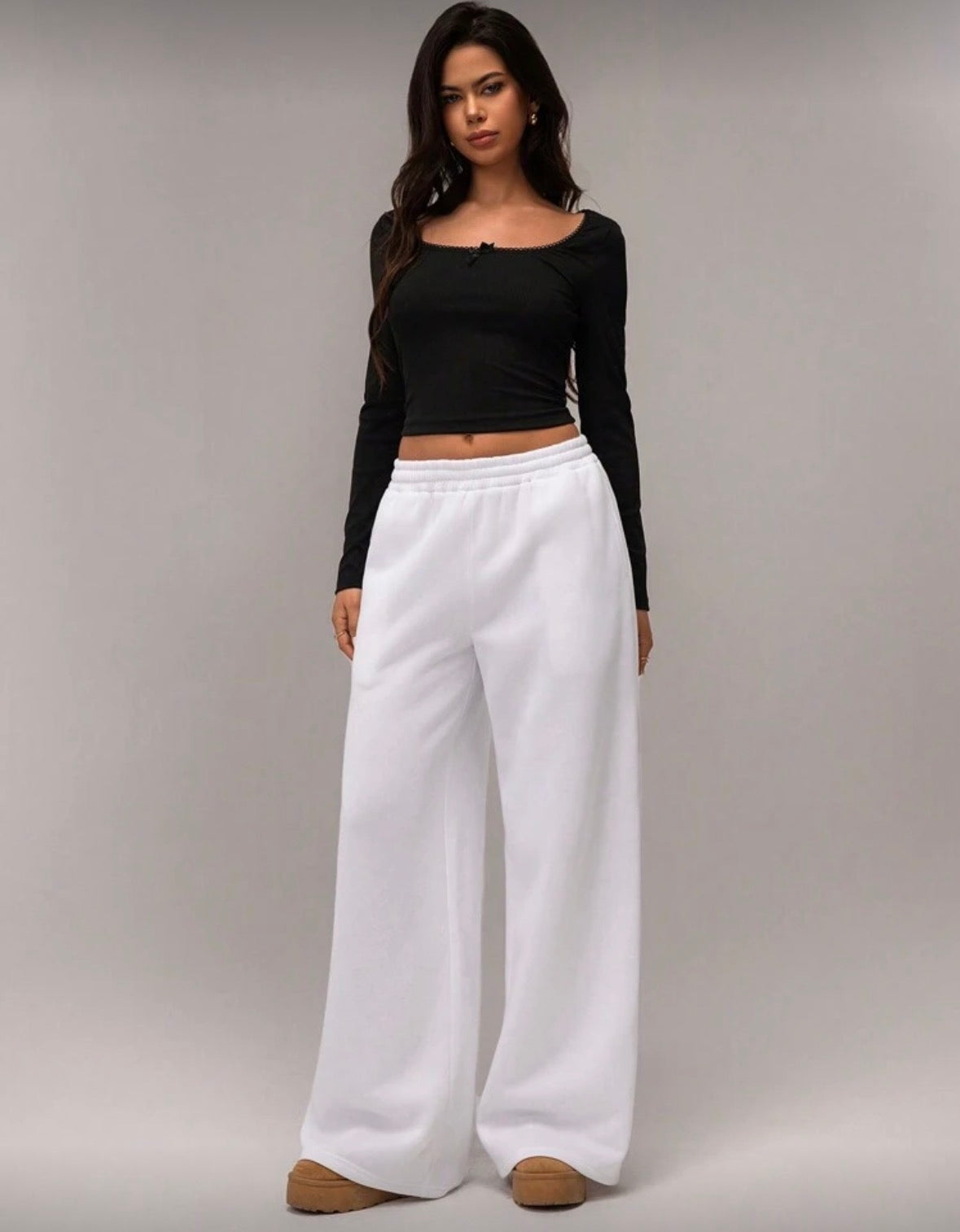 Women’s solid colour loose jogger sweatpants