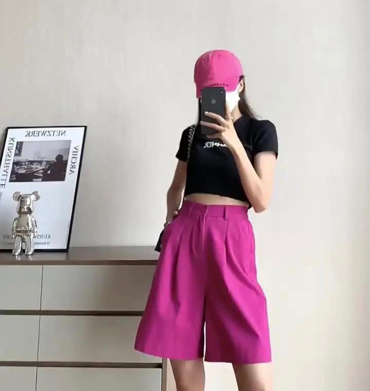 Women’s versatile wide casual loose shorts