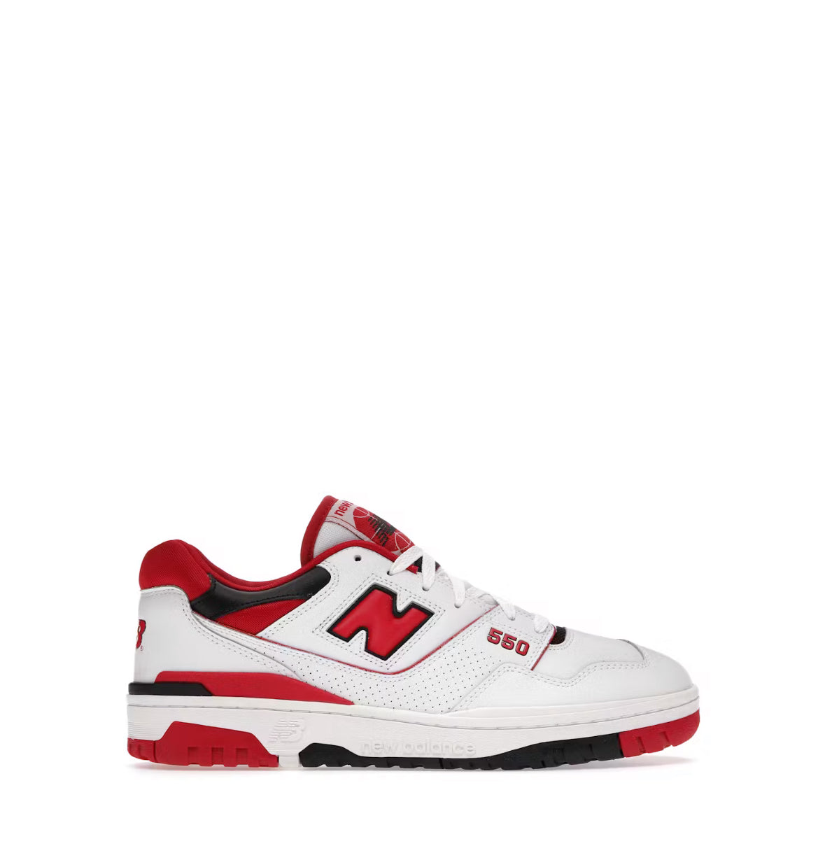 New Balance 550 white red