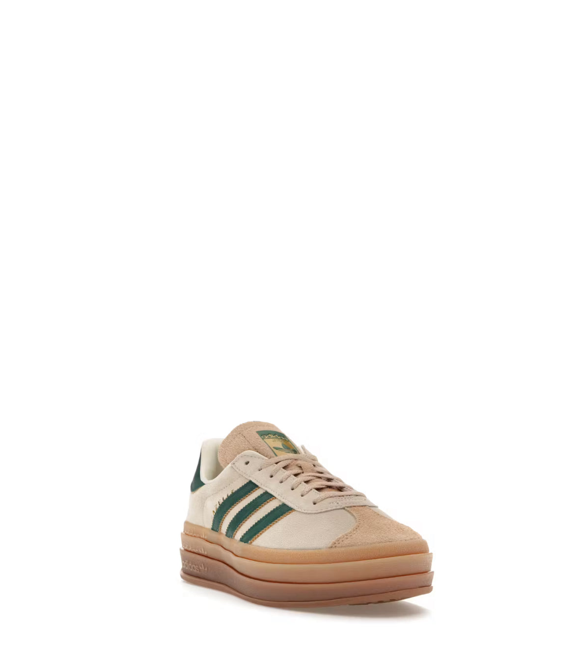 Adidas Gazelle Bold magic beige collegiate green