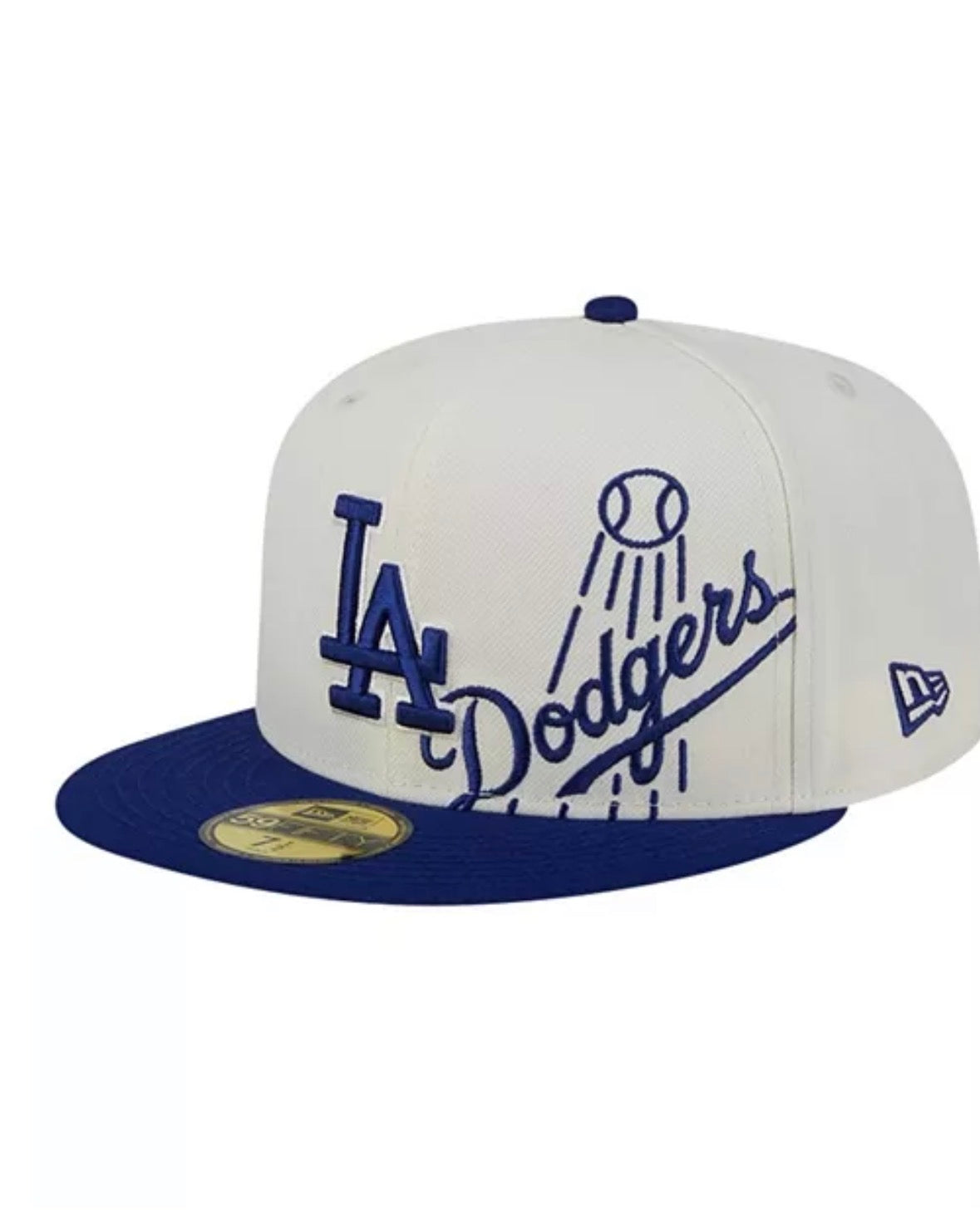 Men’s cream/royal Los Angeles lonestar 59FIFTY fitted hat
