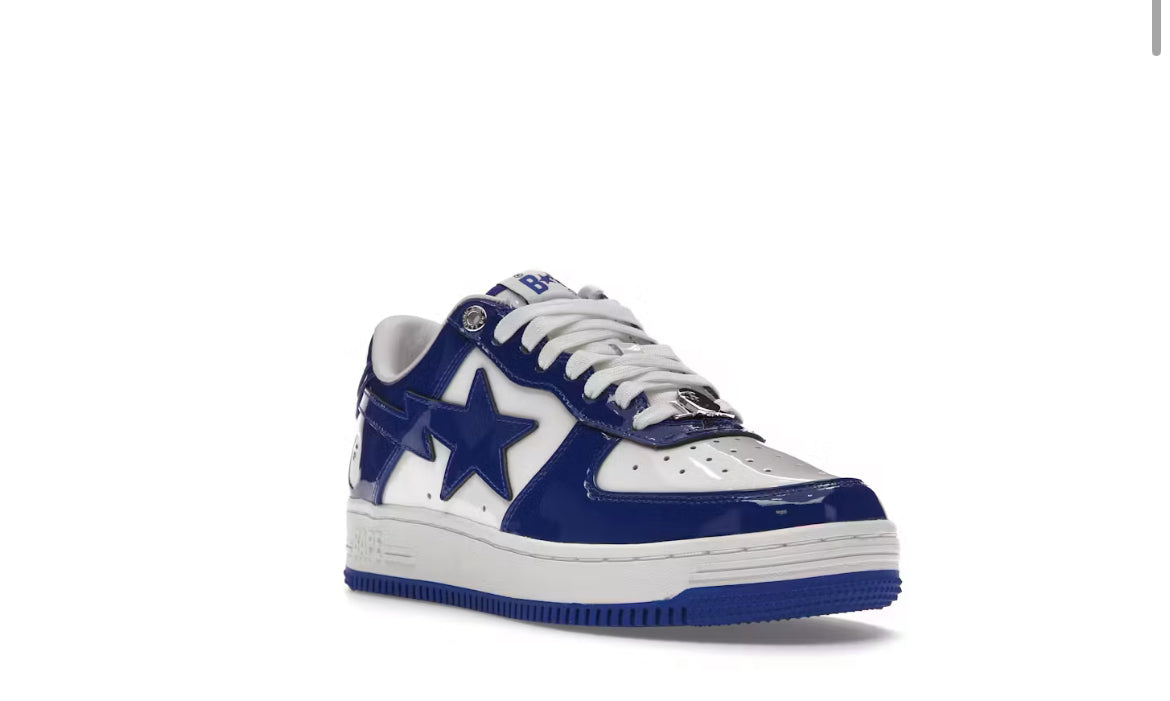 A Bathing Ape Bapesta low dark blue