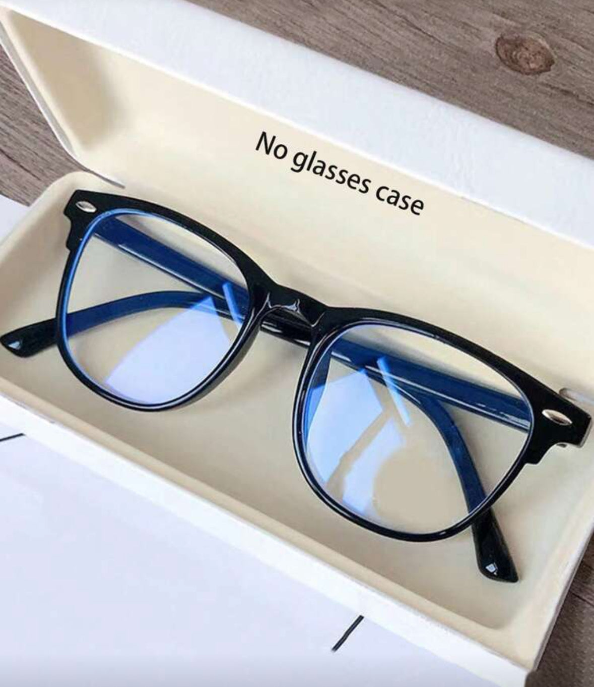 1pc Retro Ellipse Frame Light & Glasses For Watching Tv And Protecting Eyes From Computer Screens Clear
