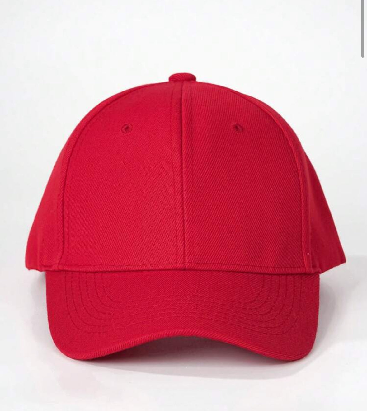 1pc Soft Top Plain Baseball Cap