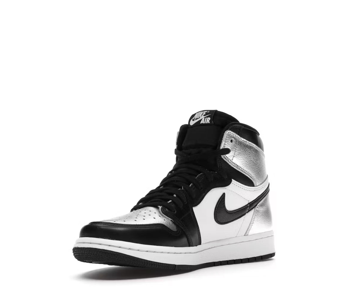 Jordan 1 Retro high silver toe