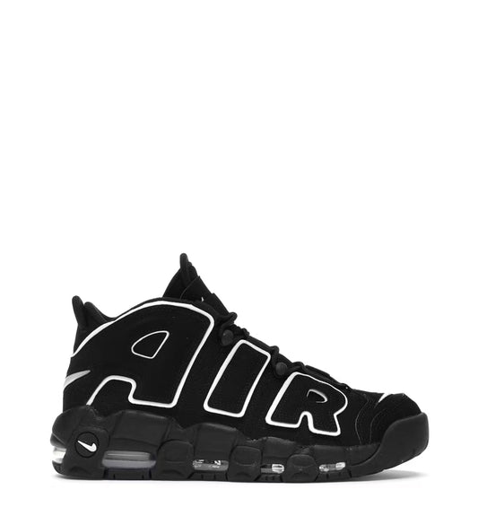 Nike air more uptempo black white
