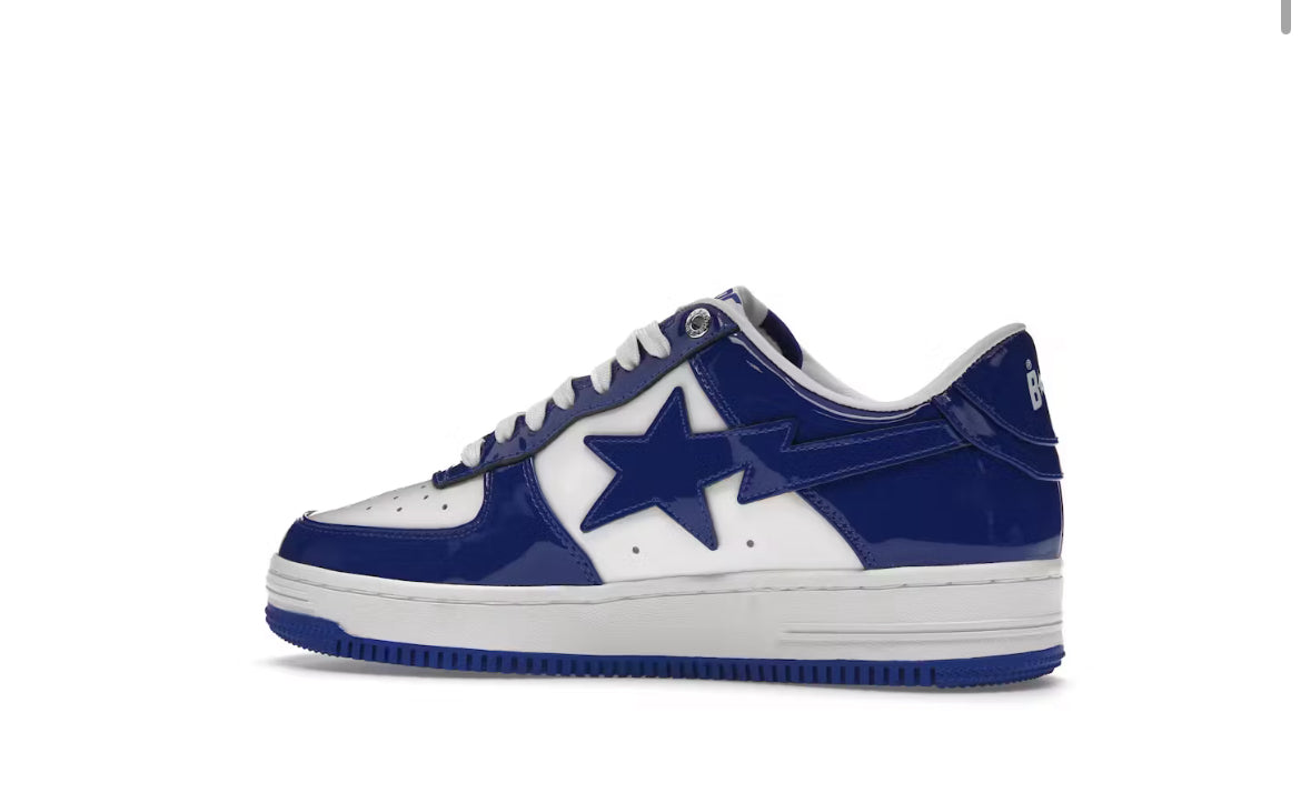 A Bathing Ape Bapesta low dark blue