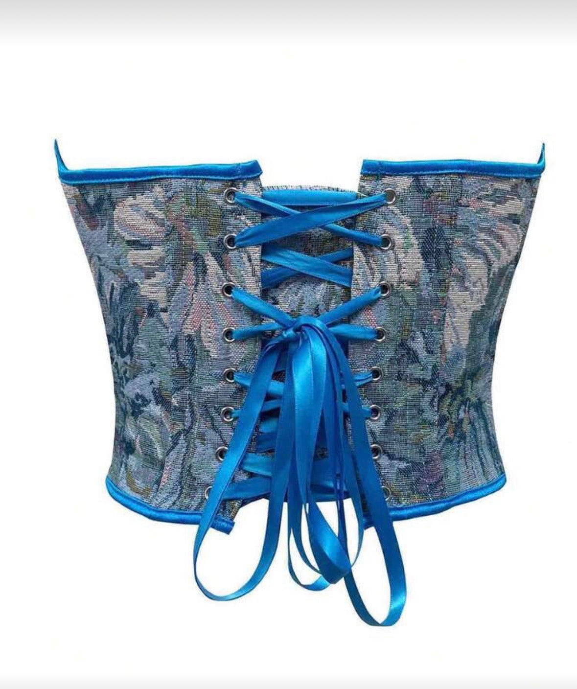 Floral Print Backless Tie Camisole Top, Suitable For New Year Party, Valentine's Day, Holiday, Corset Top