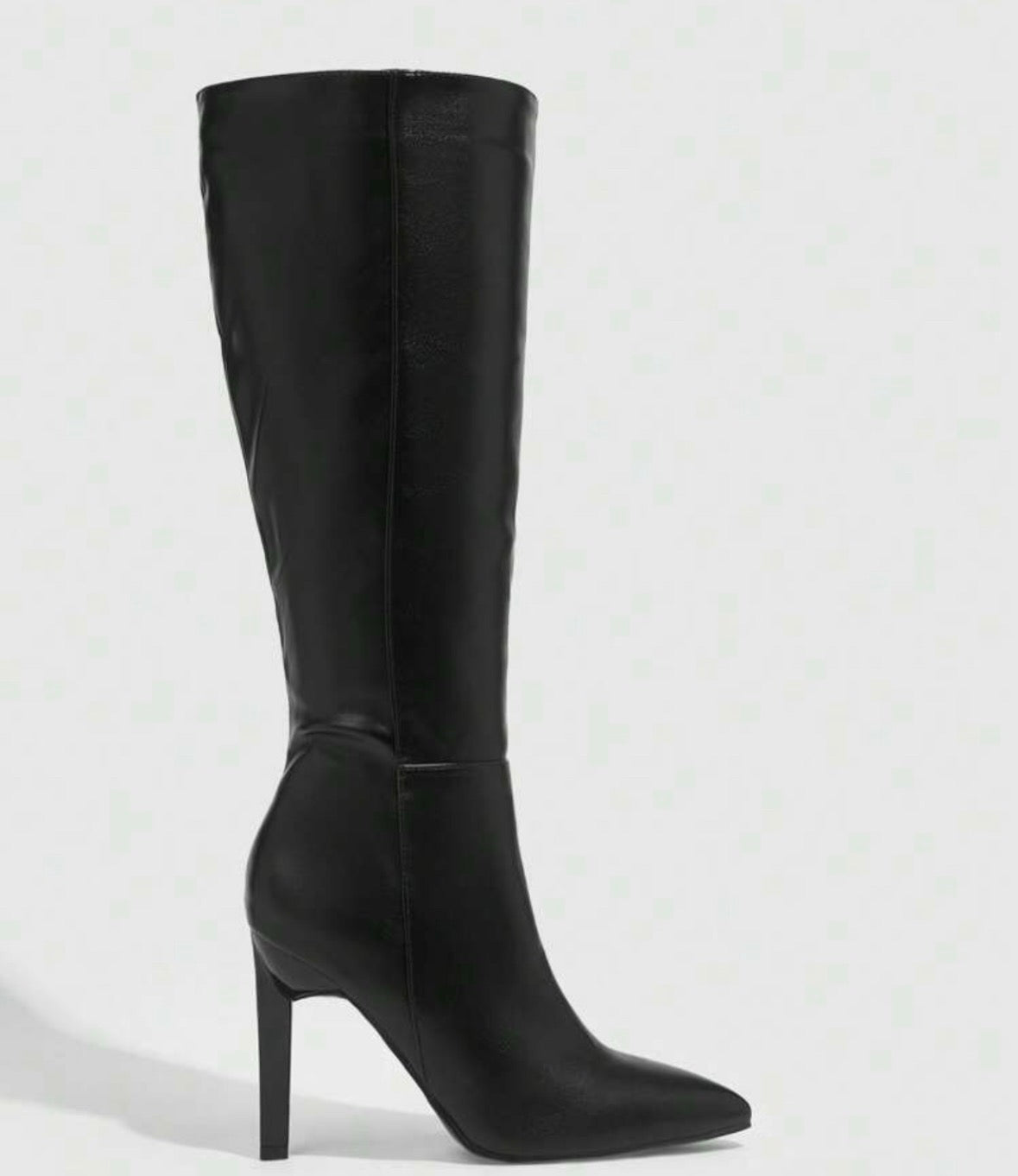 Solid Color Fashion Over-The-Knee Boots, Heels Suitable For Party Outfits