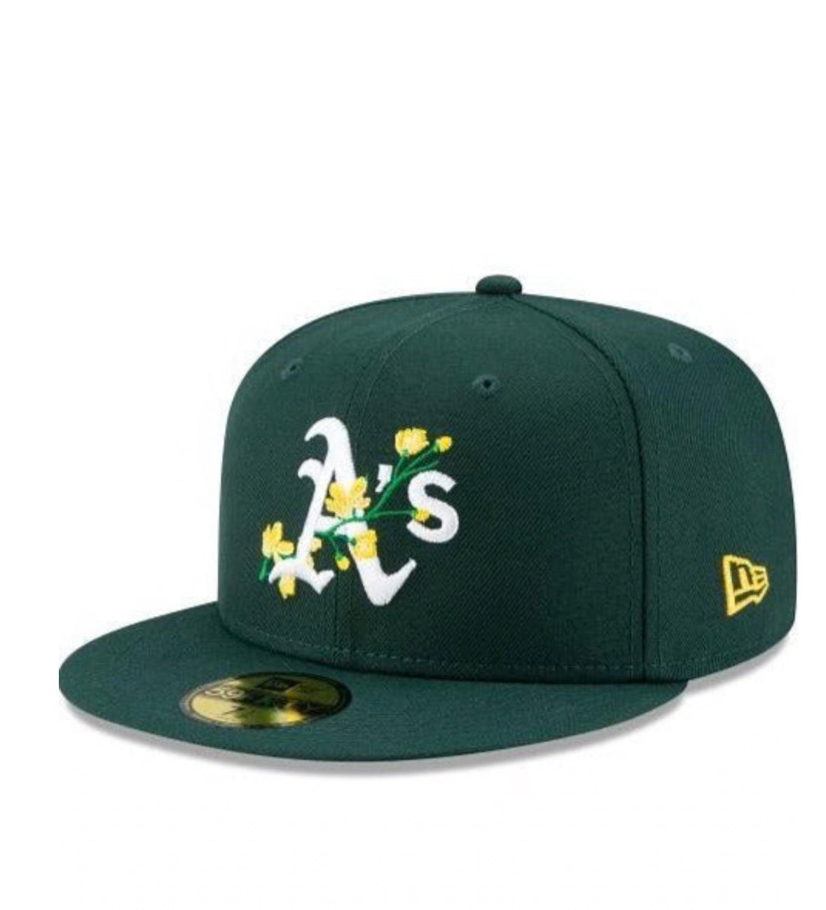 New Era Oakland athletics side patch bloom 59Fifty fitted hat