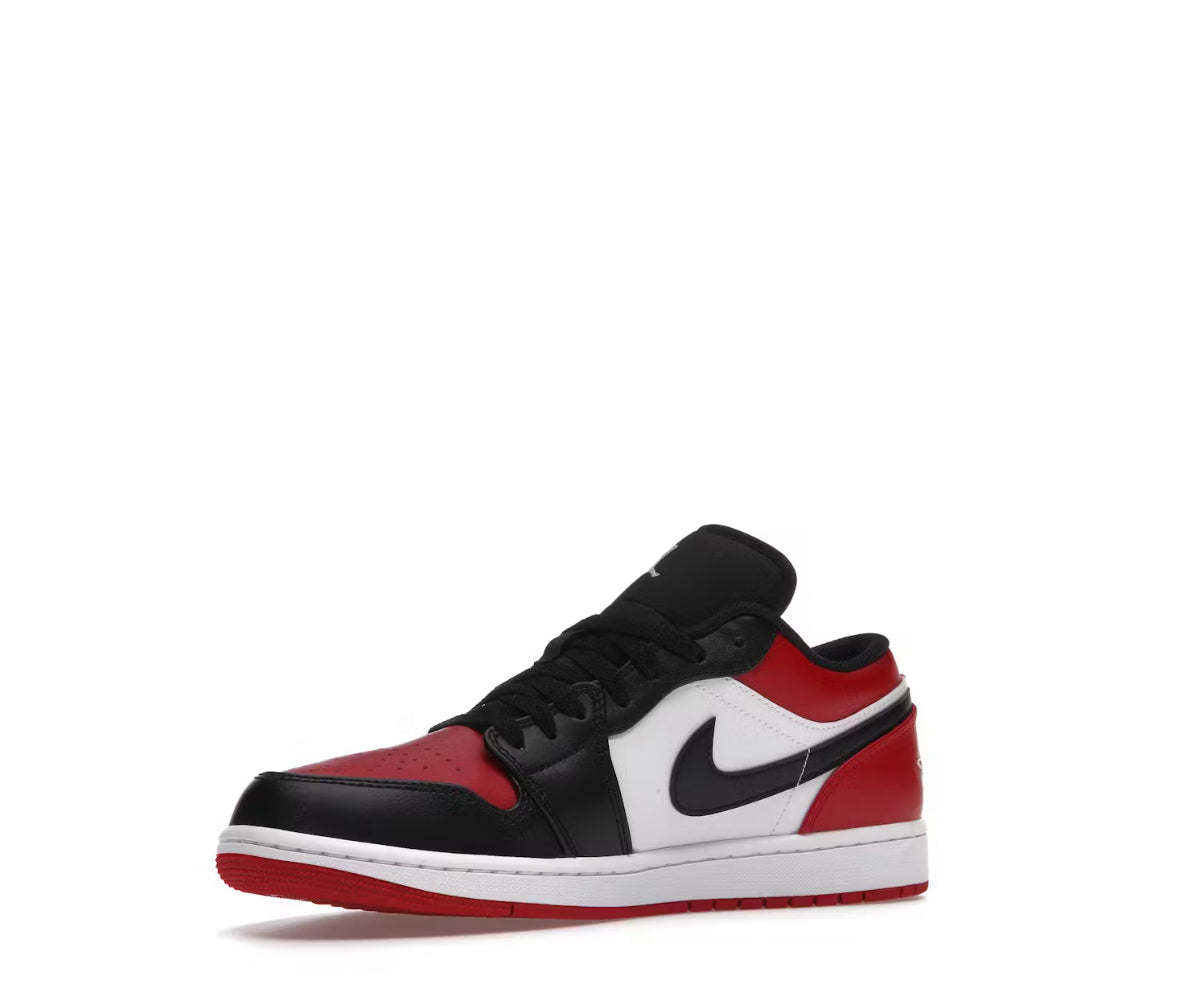 Jordan 1 low bred toe