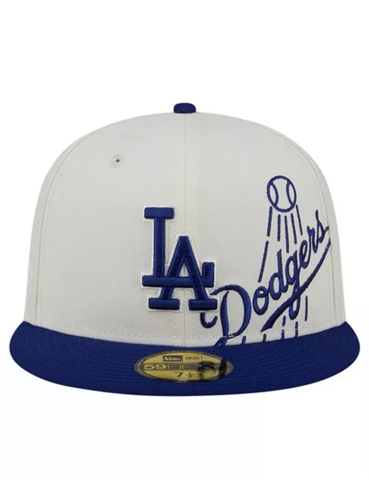 Men’s cream/royal Los Angeles lonestar 59FIFTY fitted hat
