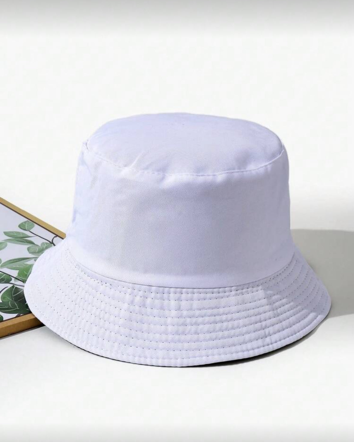 Solid sophisticated bucket hat