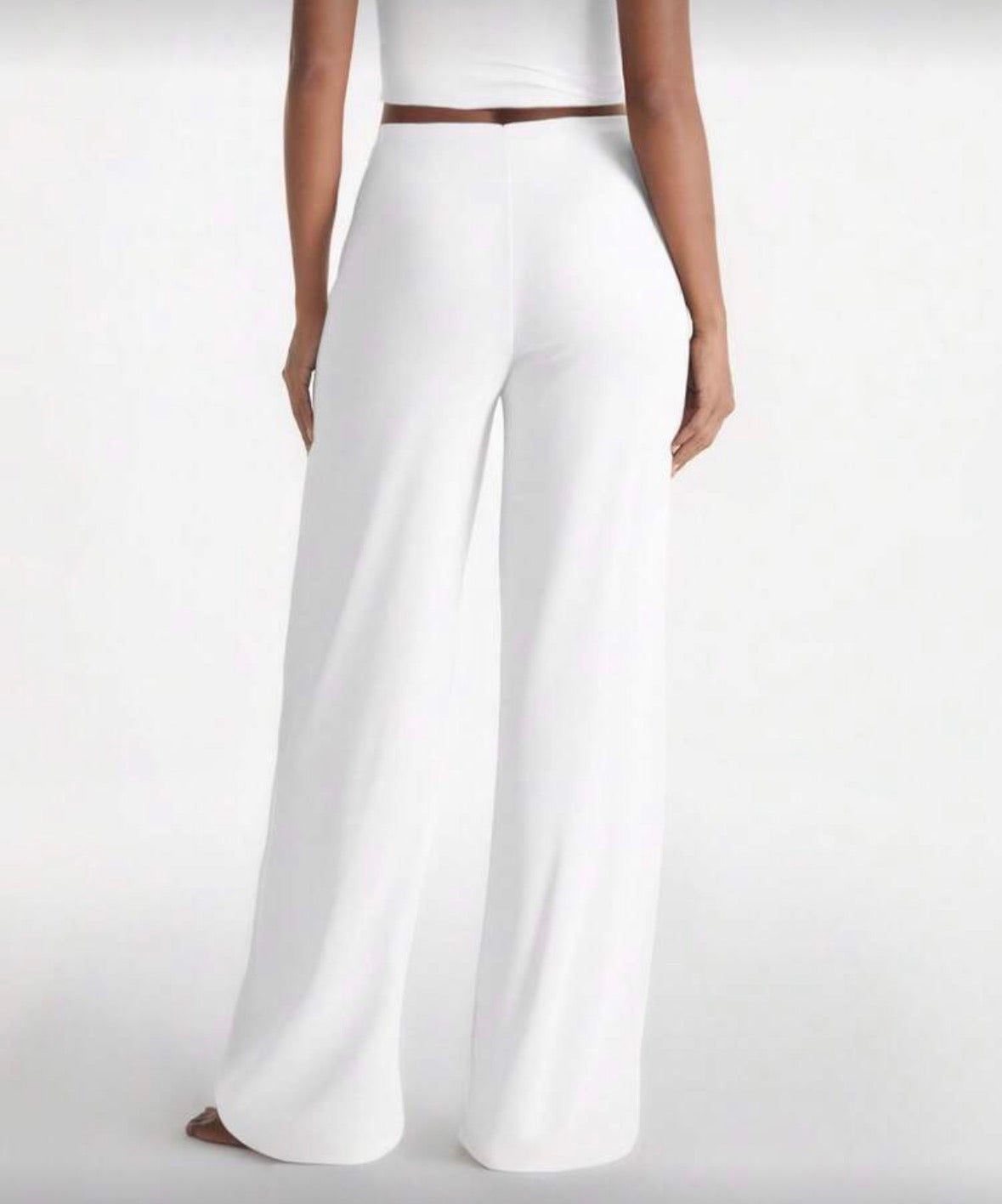 Solid colour elegant  loose stringless pants for women