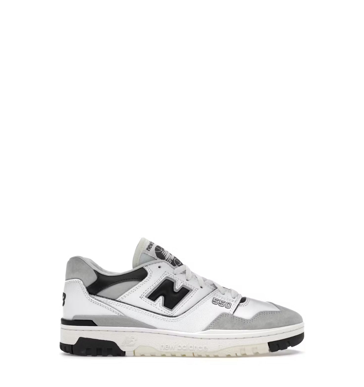 New Balance 550 grey white black