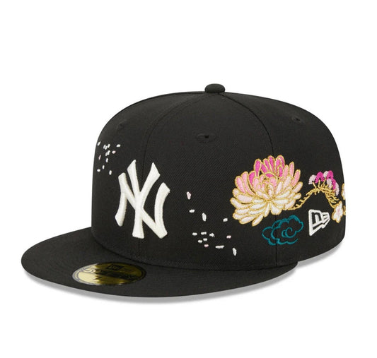 New York Yankees 59Fifty Cherry blossom Black
