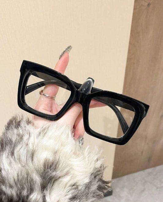 1pair Plastic Square Full Frame Modern Simple Style Elegant Living Perfect glasses