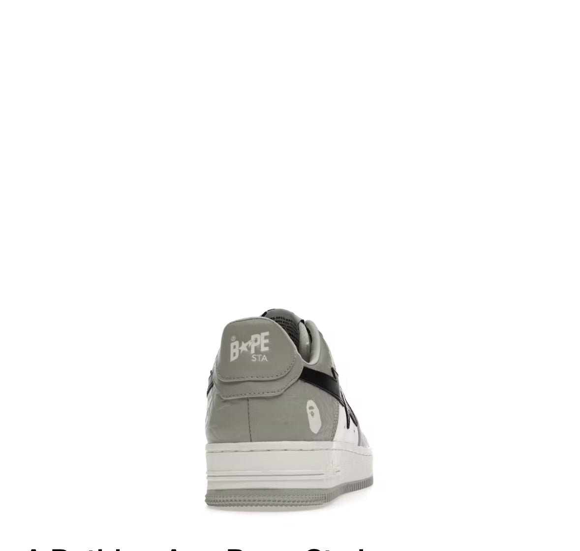 A Bating Ape Bape Sta Low Grey