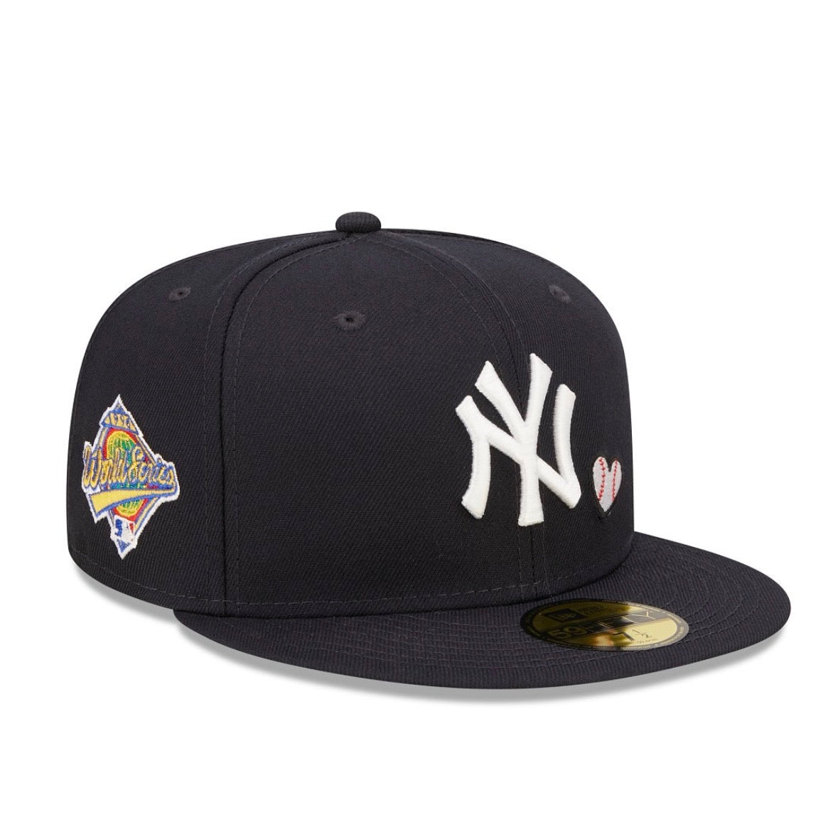 New York Yankees 59Fifty heart navy fitted hat