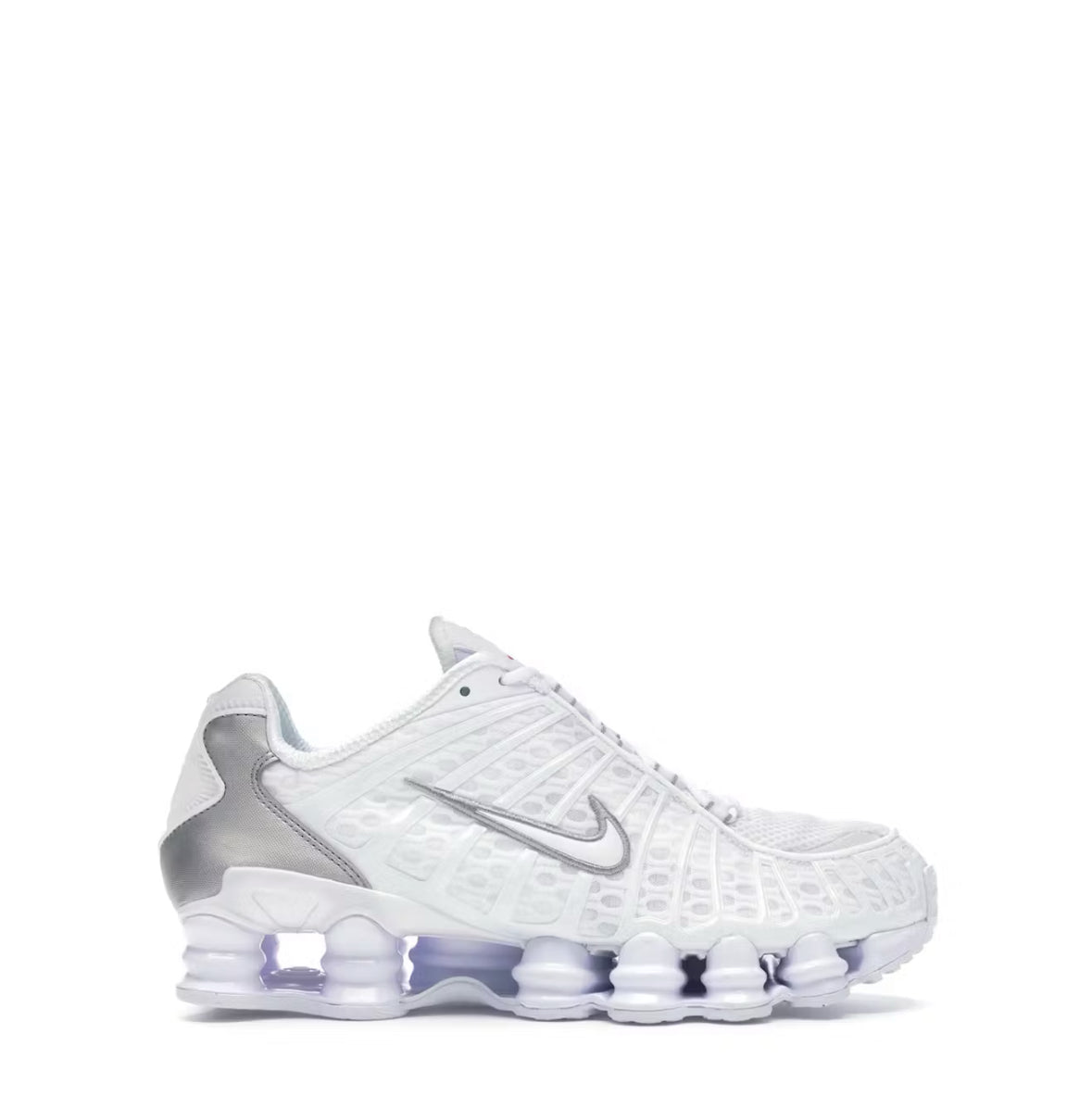 Nike Shox TL white metallic silver