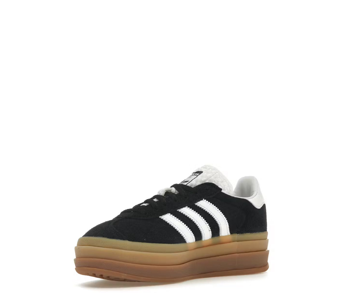 Adidas Gazelle Bold black white gum