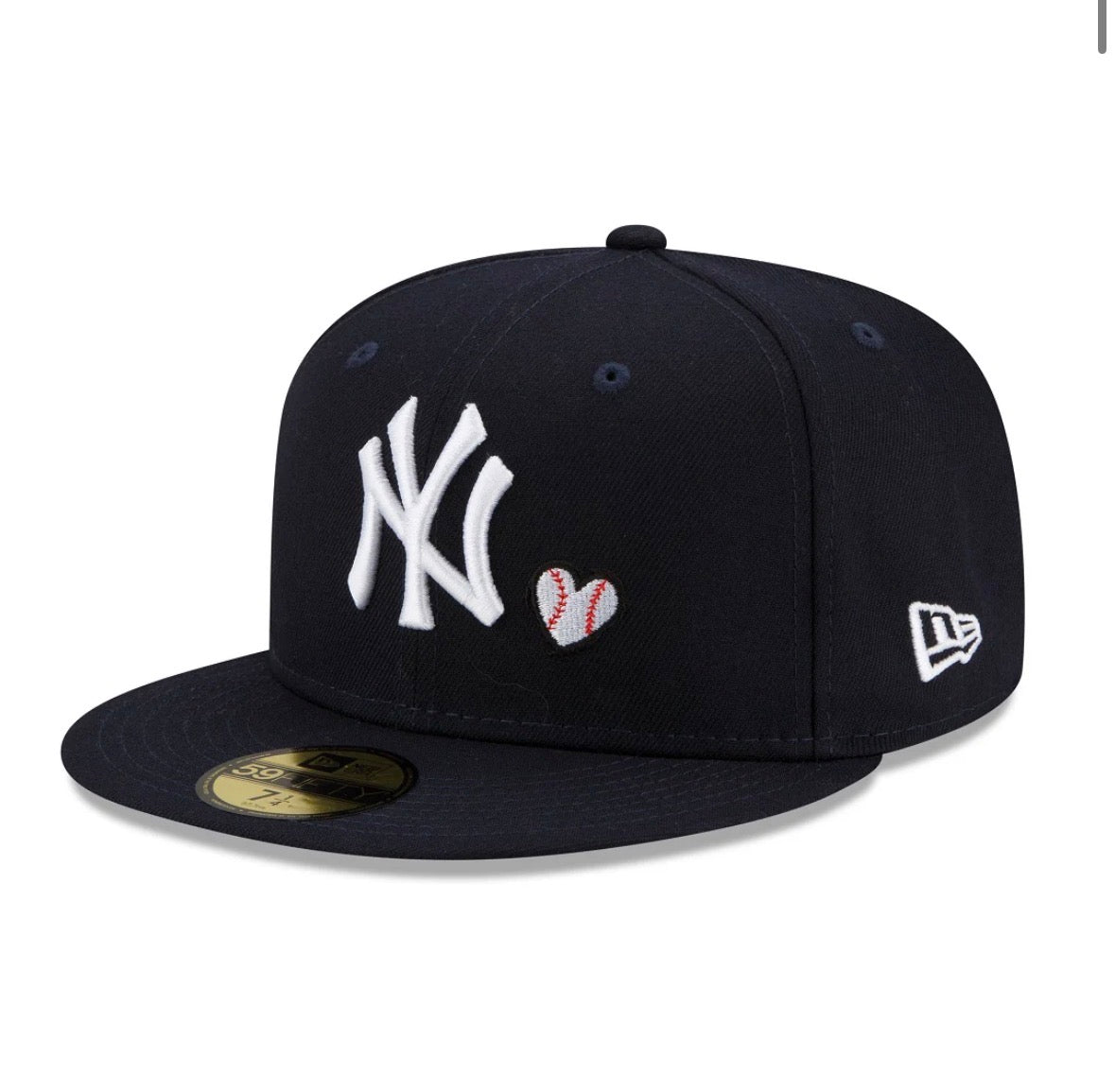 New York Yankees 59Fifty heart navy fitted hat