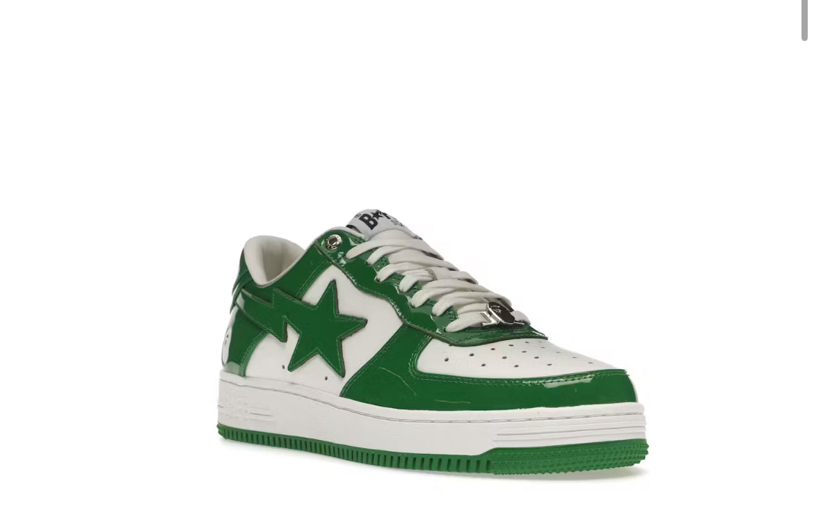 A Bathing Ape Bapesta Low Green