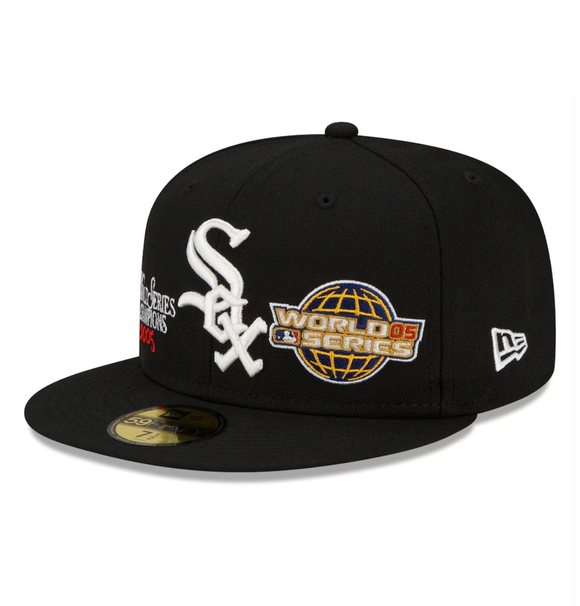 New era Black Chicago White Sox 2005 World Series champions 59Fifty Fitted hat