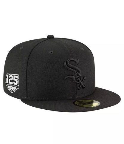 Black Chicago White Sox 125th anniversary 59Fifty fitted cap
