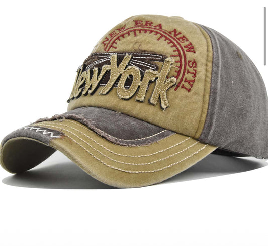 1 pc Embroidered New  York baseball cap