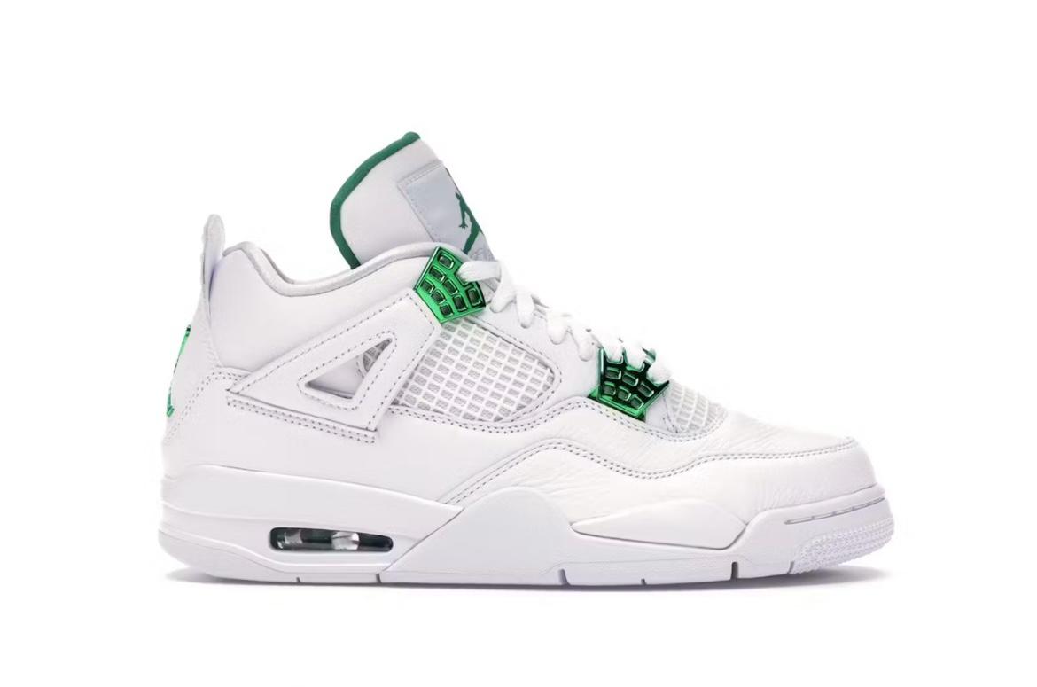 Air Jordan 4 green metallic