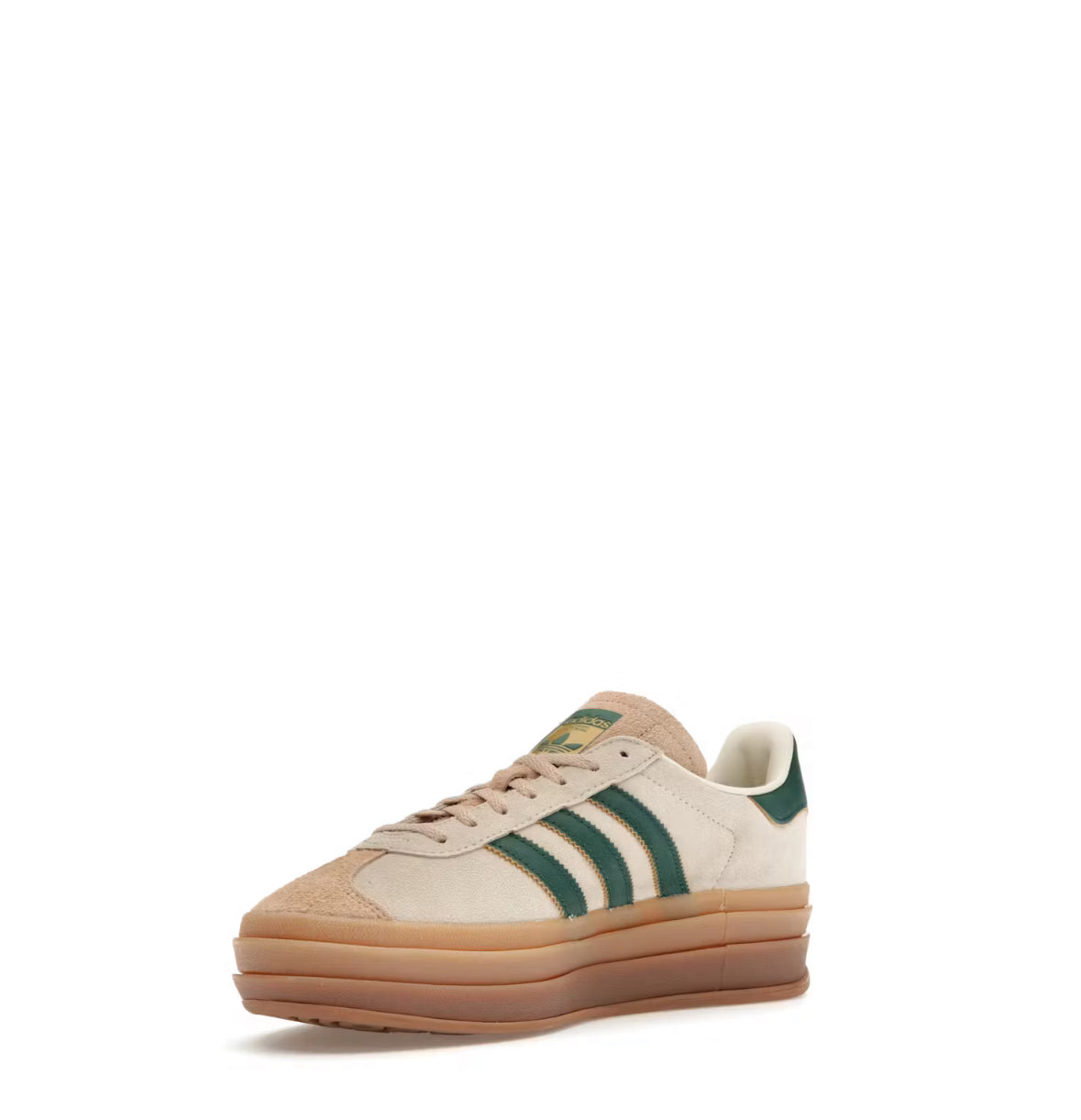 Adidas Gazelle Bold magic beige collegiate green